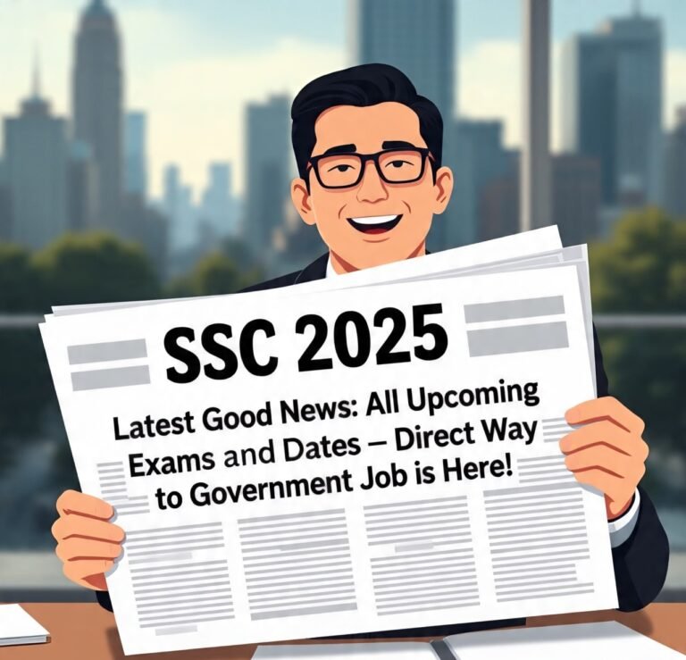 SSC 2025 Latest Good News : सभी आगामी परीक्षाएं और तिथियां - सरकारी नौकरी का सीधा रास्ता यहाँ!