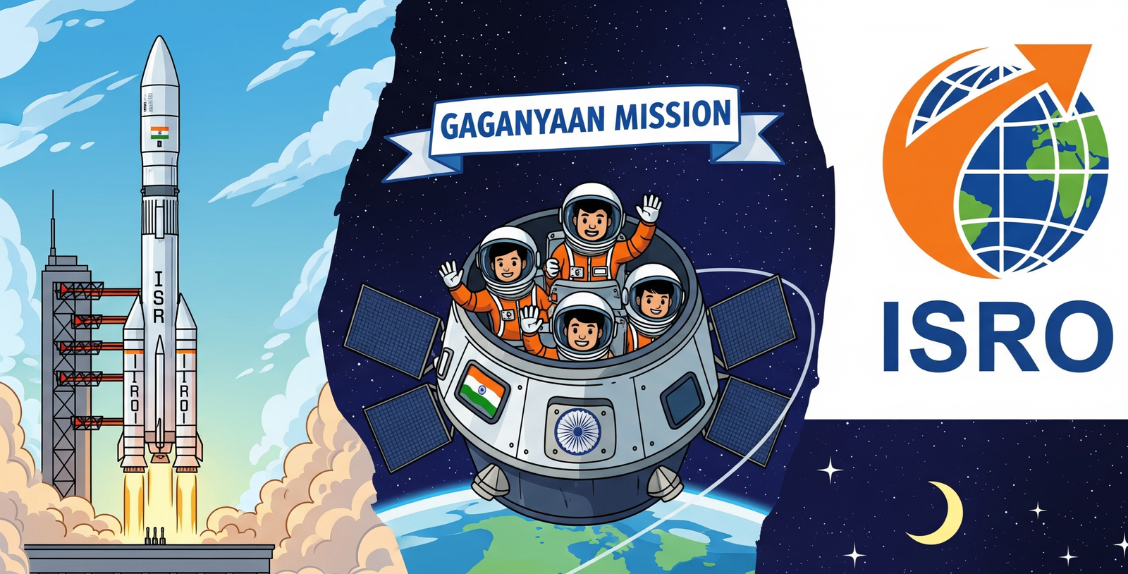 Gaganyaan Mission Launch Date: अंतरिक्ष में भारत का पहला कदम | ISRO का पूरा प्लान जानें