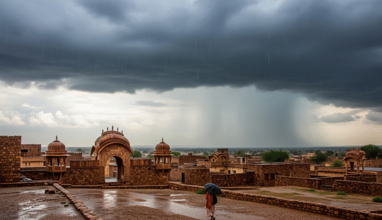 Rain In Rajasthan 2025 बाढ़ और सूखा: असामान्य बारिश की वजहें, प्रभाव, और आगे का पूर्वानुमान