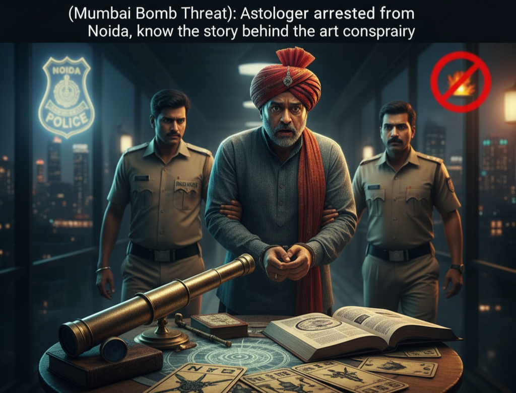 Mumbai Bomb Threat (मुंबई बम धमकी): नोएडा से गिरफ्तार हुआ ज्योतिषी, जानें साजिश के पीछे की कहानी