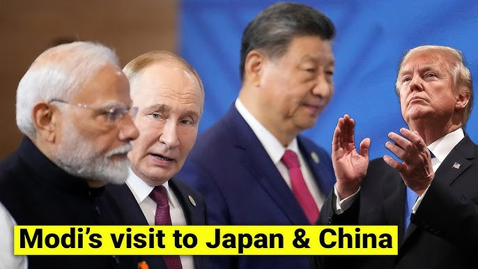 पीएम मोदी का चीन और जापान दौरा: SCO शिखर सम्मेलन में जिनपिंग और पुतिन से मुलाकात के मायने