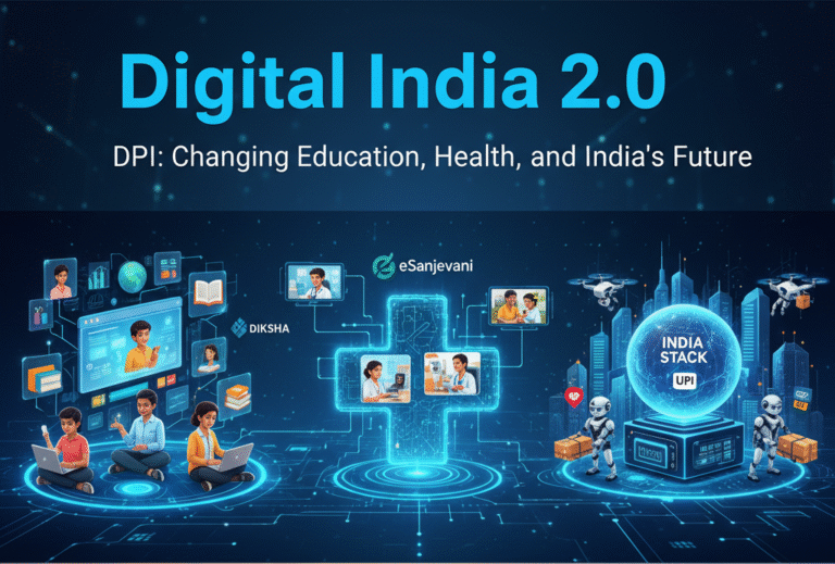 Digital India 2.0: DPI कैसे बदल रहा है शिक्षा, स्वास्थ्य और भारत का भविष्य