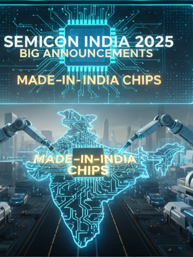 सेमीकंडक्टर क्रांति: Semicon India 2025 के बड़े ऐलान और 'Made-in-India' चिप्स का भविष्य