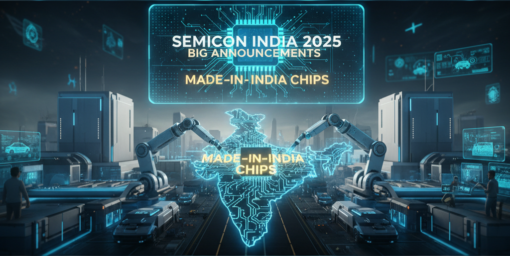 सेमीकंडक्टर क्रांति: Semicon India 2025 के बड़े ऐलान और 'Made-in-India' चिप्स का भविष्य