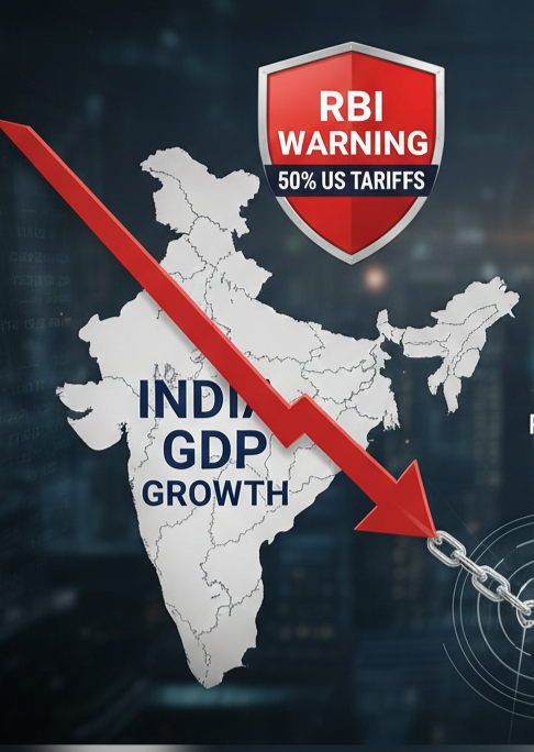 RBI Warning: 50% US टैरिफ से भारत की GDP ग्रोथ पर असर और आगे की राह