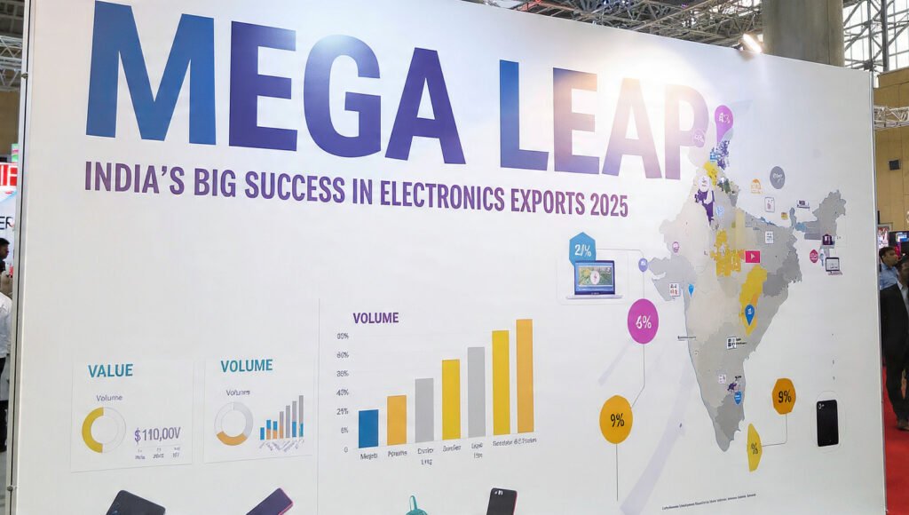 Mega Leap: Electronics Exports में India की Big Success 2025