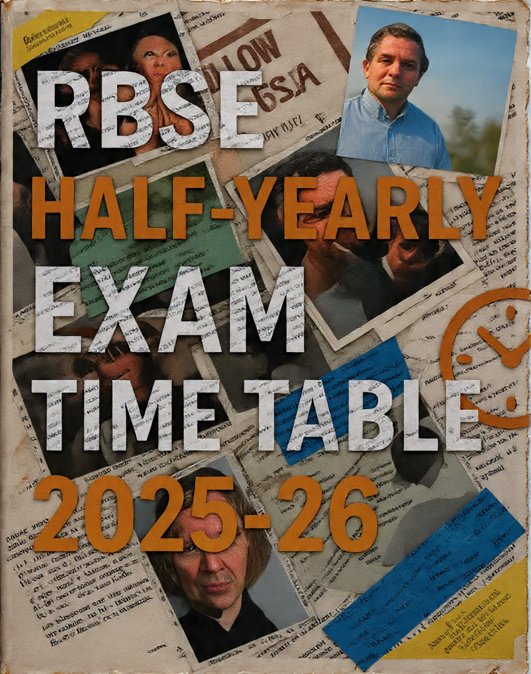 RBSE Half Yearly Exam 2025 Time Table: 8वीं से 12वीं तक की परीक्षाओं के लिए संपूर्ण गाइड और अचूक रणनीति